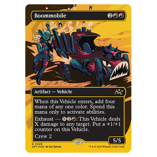 Boommobile 0526 card from the Magic The Gathering set Aetherdrift