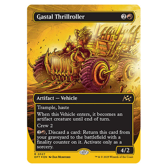 Gastal Thrillroller 0527 card from the Magic The Gathering set Aetherdrift