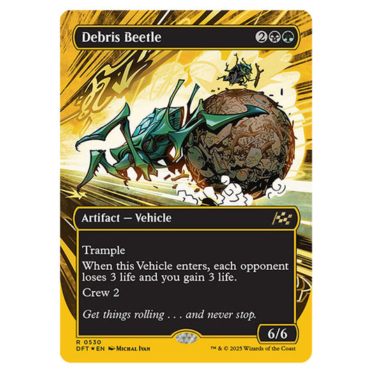 Debris Beetle 0530 card from the Magic The Gathering set Aetherdrift