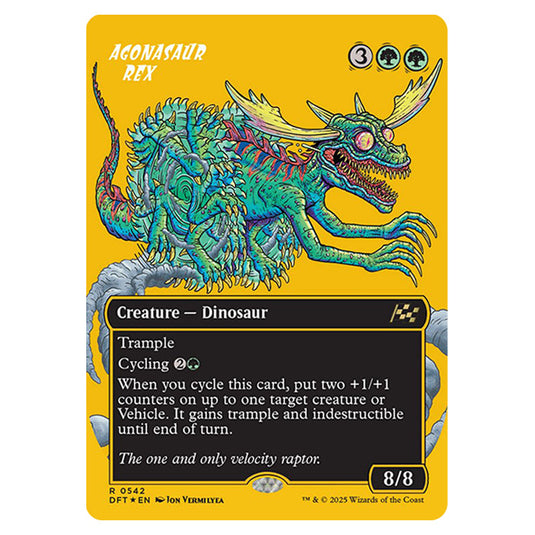 Agonasaur Rex 0542 card from the Magic The Gathering set Aetherdrift