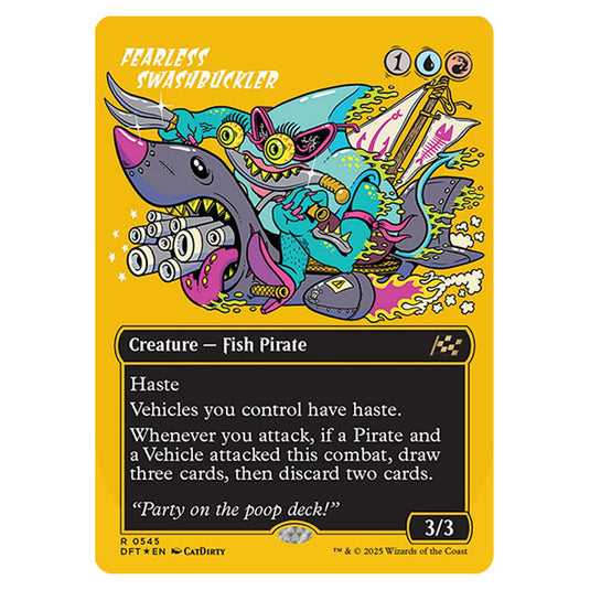 Fearless Swashbuckler 0545 card from the Magic The Gathering set Aetherdrift