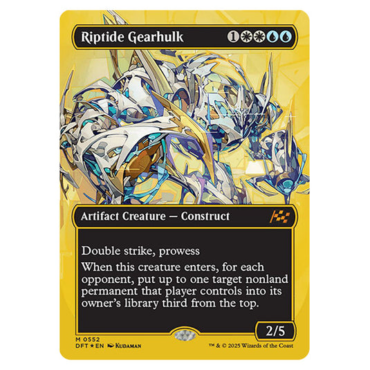 Riptide Gearhulk 0552 card from the Magic The Gathering set Aetherdrift