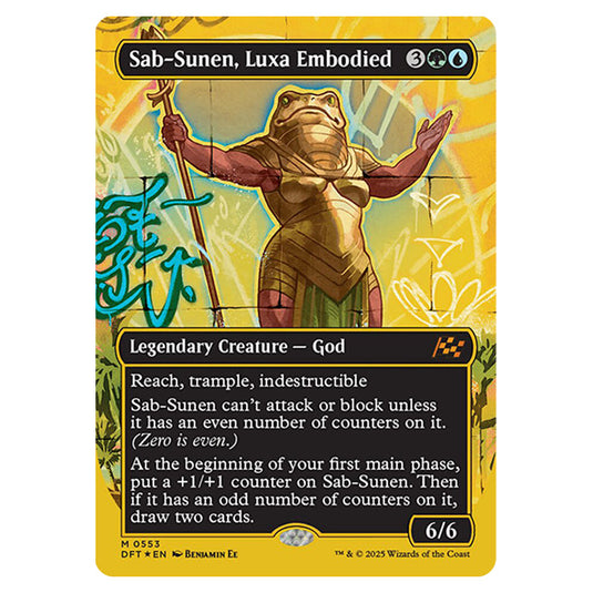 Sab-Sunen, Luxa Embodied 0553 card from the Magic The Gathering set Aetherdrift