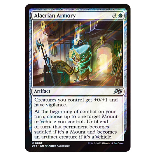 Alacrian Armory 0002 card from the Magic The Gathering set Aetherdrift