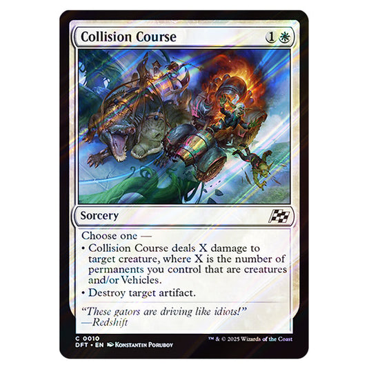 Collision Course 0010 card from the Magic The Gathering set Aetherdrift
