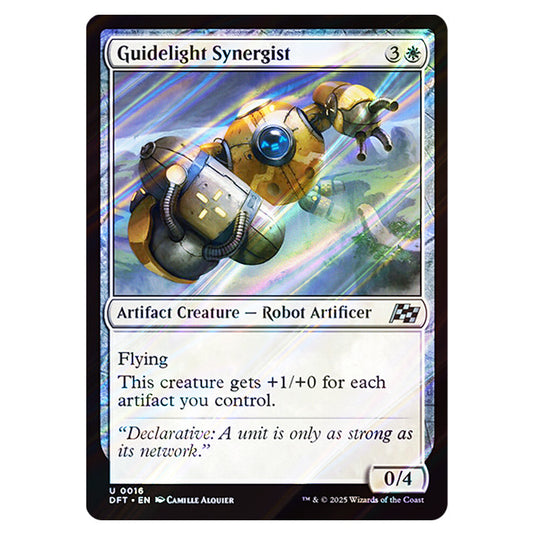 Guidelight Synergist 0016 card from the Magic The Gathering set Aetherdrift