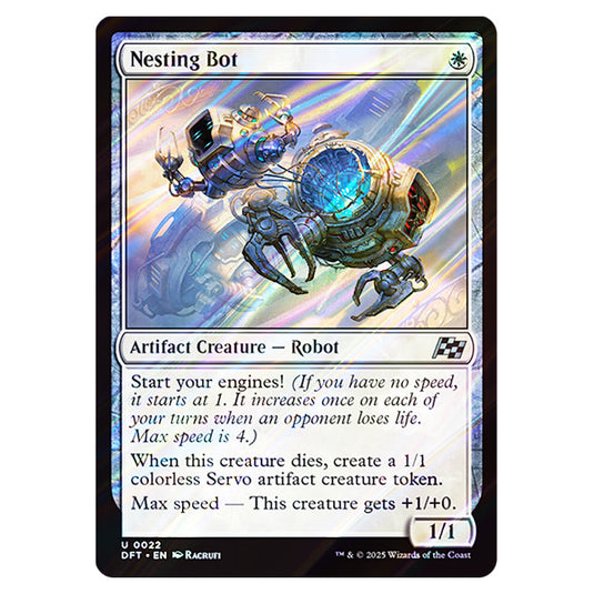Nesting Bot 0022 card from the Magic The Gathering set Aetherdrift