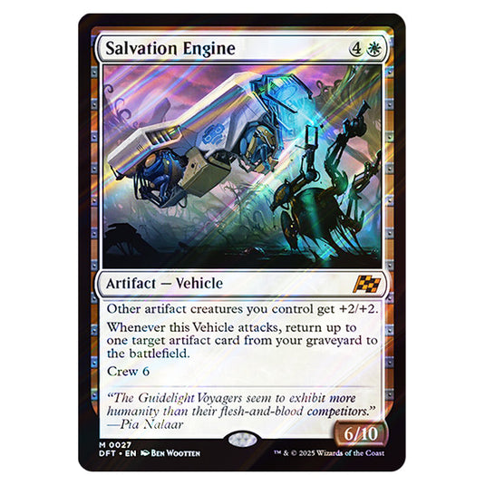 Salvation Engine 0027 card from the Magic The Gathering set Aetherdrift