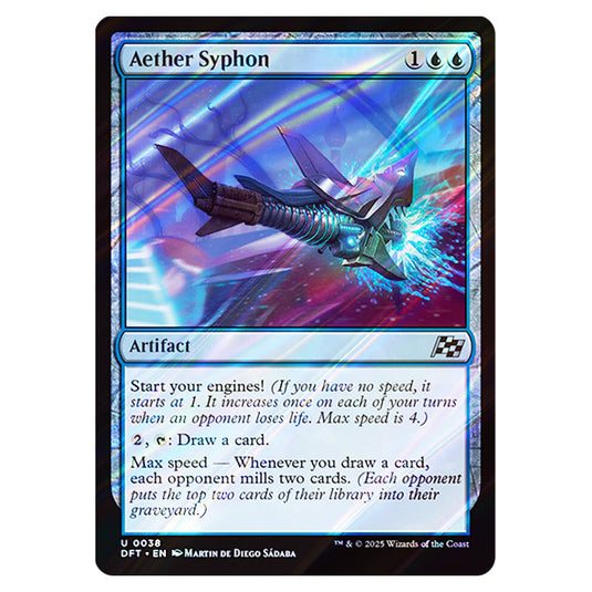 Aether Syphon 0038 card from the Magic The Gathering set Aetherdrift