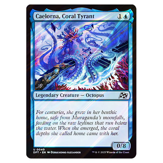 Caelorna, Coral Tyrant 0040 card from the Magic The Gathering set Aetherdrift