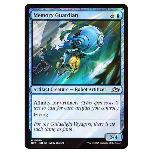 Memory Guardian 0049 card from the Magic The Gathering set Aetherdrift