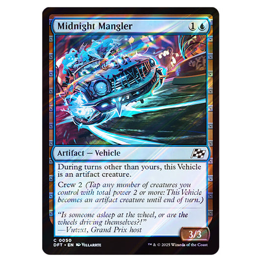 Midnight Mangler 0050 card from the Magic The Gathering set Aetherdrift