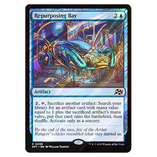 Repurposing Bay 0056 card from the Magic The Gathering set Aetherdrift