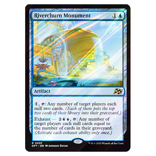 Riverchurn Monument 0057 card from the Magic The Gathering set Aetherdrift