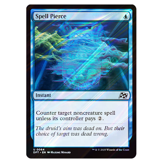 Spell Pierce 0064 card from the Magic The Gathering set Aetherdrift