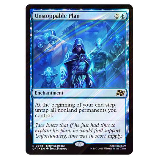 Unstoppable Plan 0072 card from the Magic The Gathering set Aetherdrift