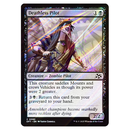 Deathless Pilot 0082 card from the Magic The Gathering set Aetherdrift