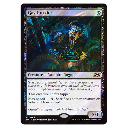 Gas Guzzler 0085 card from the Magic The Gathering set Aetherdrift