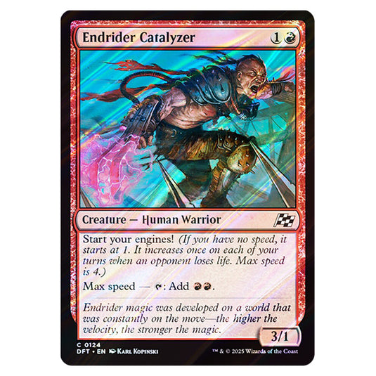 Endrider Catalyzer 0124 card from the Magic The Gathering set Aetherdrift