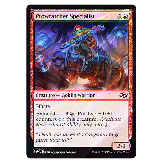 Prowcatcher Specialist 0142 card from the Magic The Gathering set Aetherdrift