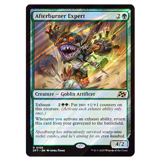 Afterburner Expert 0150 card from the Magic The Gathering set Aetherdrift