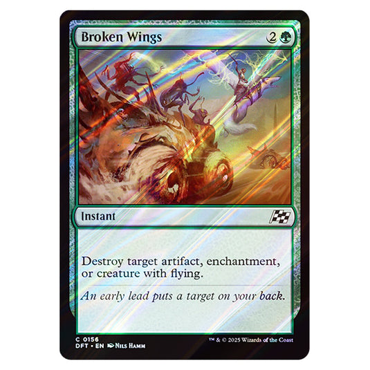 Broken Wings 0156 card from the Magic The Gathering set Aetherdrift