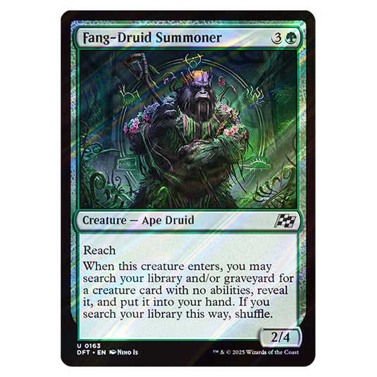 Fang-Druid Summoner 0163 card from the Magic The Gathering set Aetherdrift
