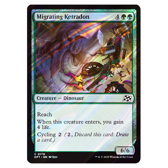 Migrating Ketradon 0170 card from the Magic The Gathering set Aetherdrift