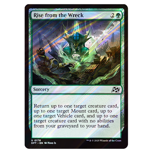 Rise from the Wreck 0178 card from the Magic The Gathering set Aetherdrift