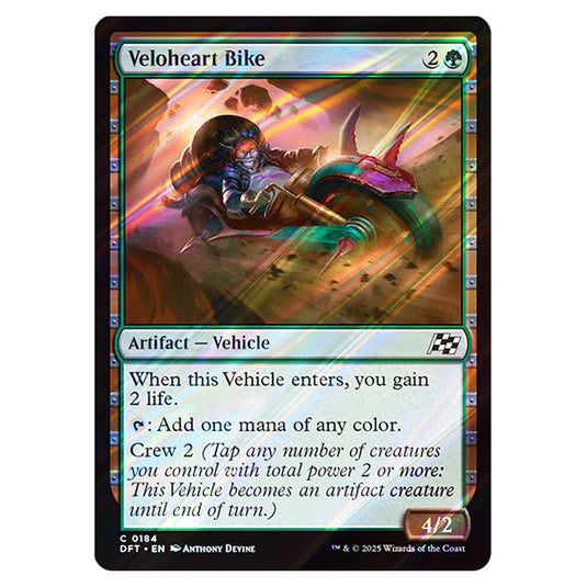Veloheart Bike 0184 card from the Magic The Gathering set Aetherdrift