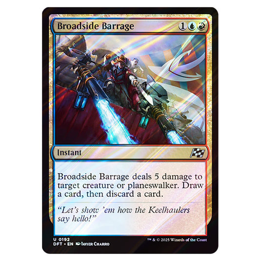 Broadside Barrage 0192 card from the Magic The Gathering set Aetherdrift
