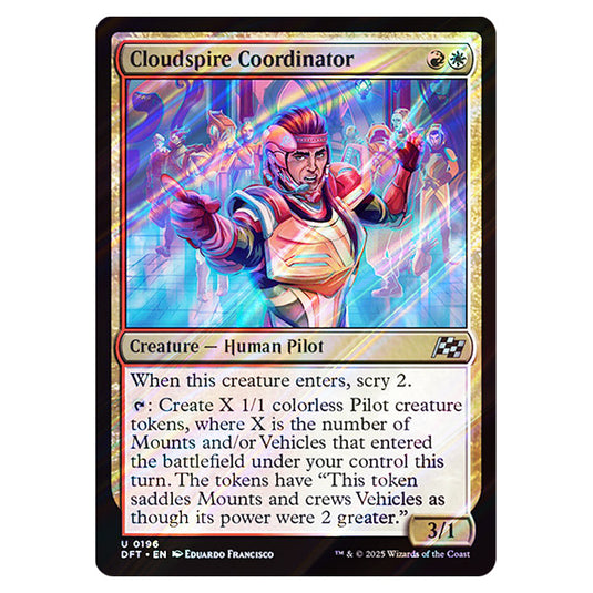Cloudspire Coordinator 0196 card from the Magic The Gathering set Aetherdrift