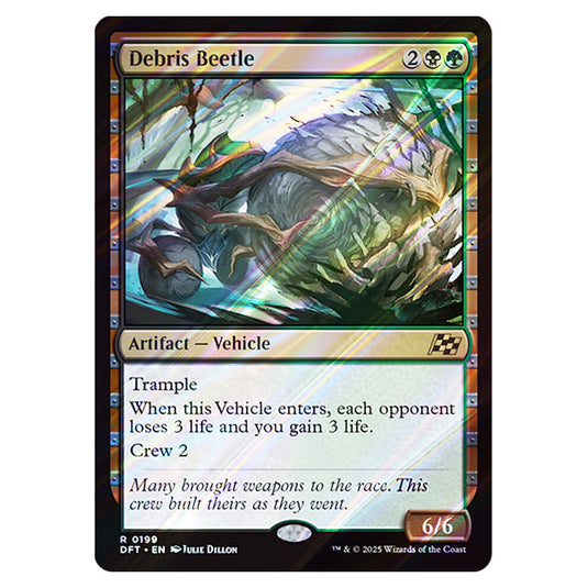 Debris Beetle 0199 card from the Magic The Gathering set Aetherdrift