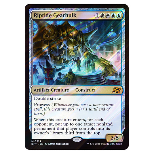 Magic The Gathering - Aetherdrift - Riptide Gearhulk