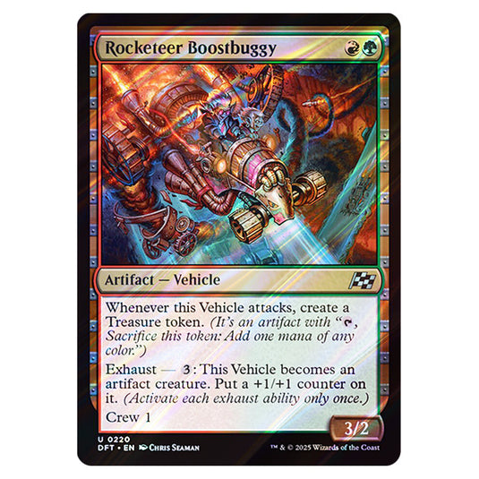 Rocketeer Boostbuggy 0220 card from the Magic The Gathering set Aetherdrift