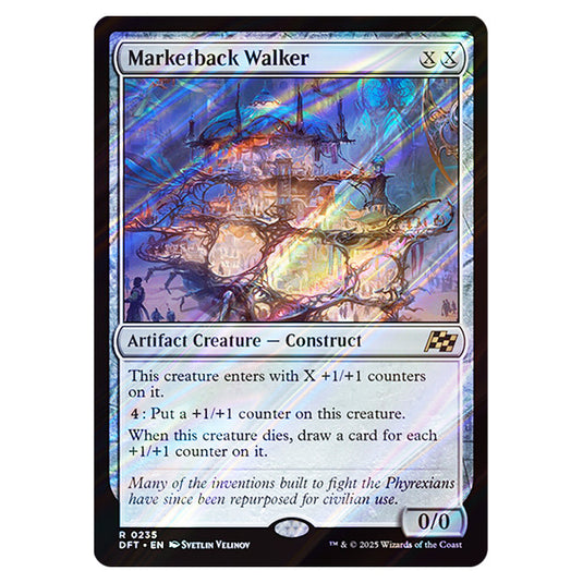 Marketback Walker 0235 card from the Magic The Gathering set Aetherdrift
