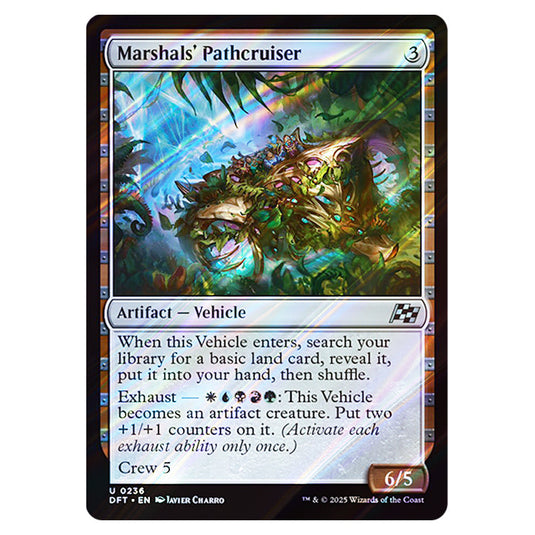 Marshals' Pathcruiser 0236 card from the Magic The Gathering set Aetherdrift