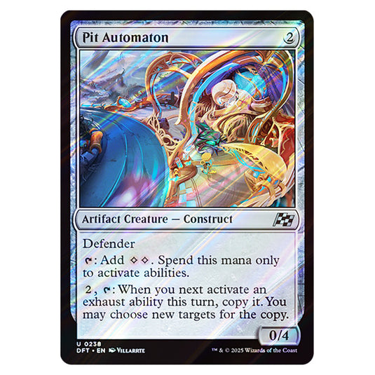 Pit Automaton 0238 card from the Magic The Gathering set Aetherdrift