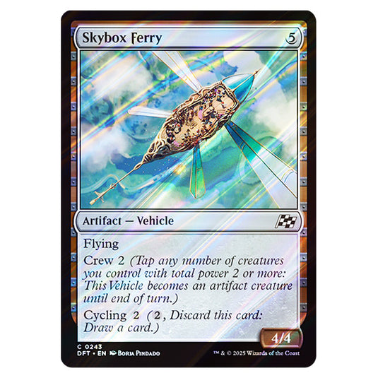 Skybox Ferry 0243 card from the Magic The Gathering set Aetherdrift
