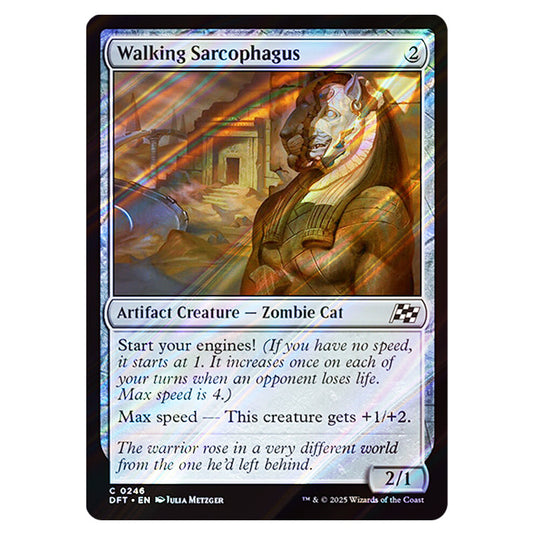 Walking Sarcophagus 0246 card from the Magic The Gathering set Aetherdrift
