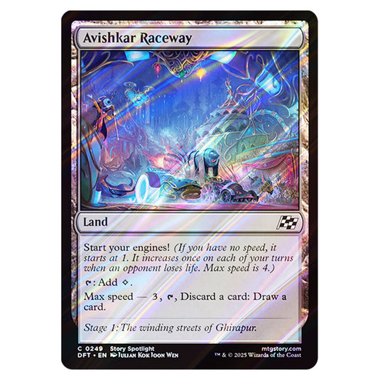 Avishkar Raceway 0249 card from the Magic The Gathering set Aetherdrift