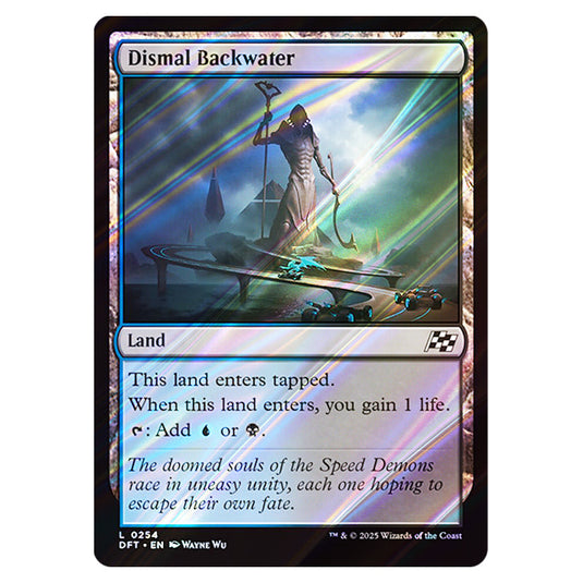 Dismal Backwater 0254 card from the Magic The Gathering set Aetherdrift