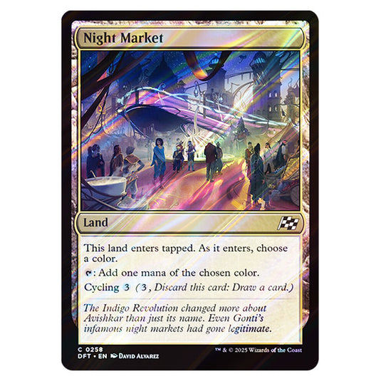 Night Market 0258 card from the Magic The Gathering set Aetherdrift