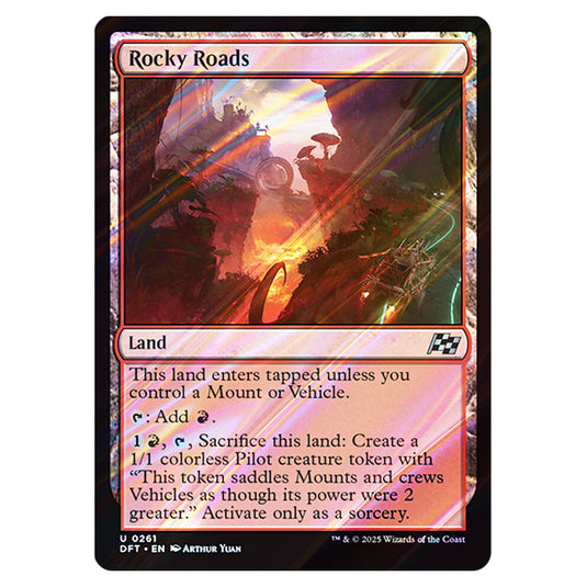Rocky Roads 0261 card from the Magic The Gathering set Aetherdrift