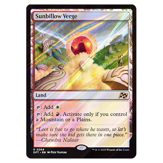 Sunbillow Verge 0264 card from the Magic The Gathering set Aetherdrift