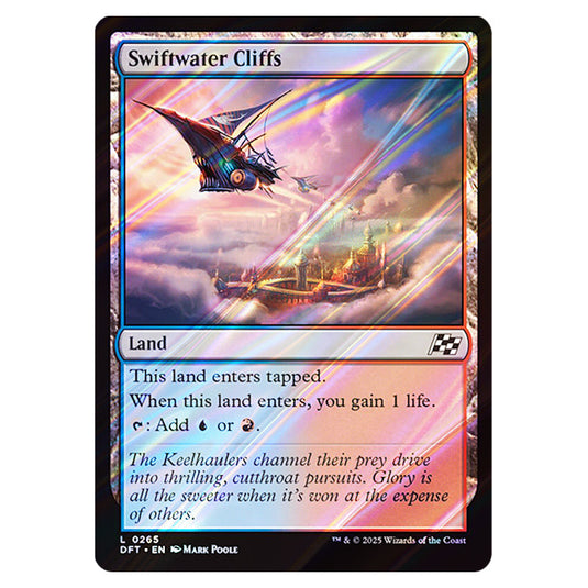 Swiftwater Cliffs 0265 card from the Magic The Gathering set Aetherdrift