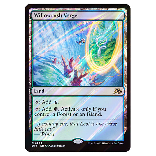 Willowrush Verge 0270 card from the Magic The Gathering set Aetherdrift