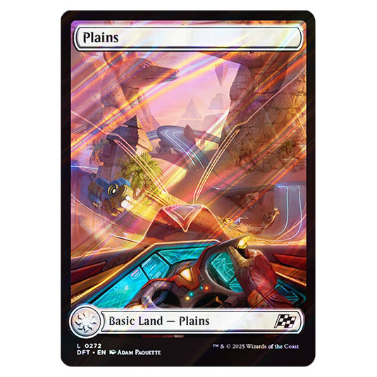 Plains 0272 card from the Magic The Gathering set Aetherdrift