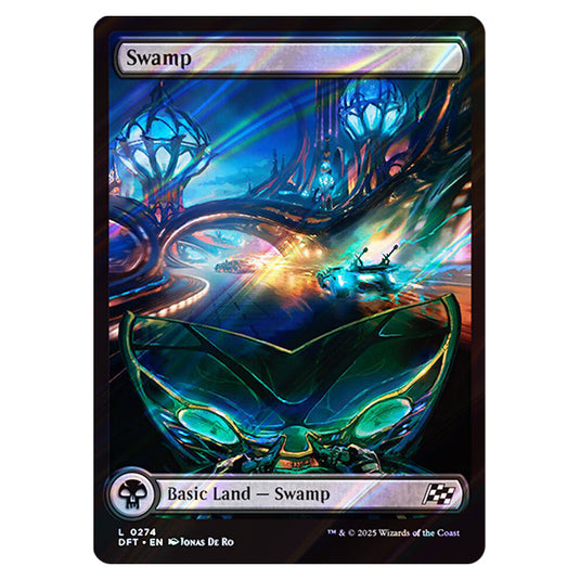 Swamp 0274 card from the Magic The Gathering set Aetherdrift