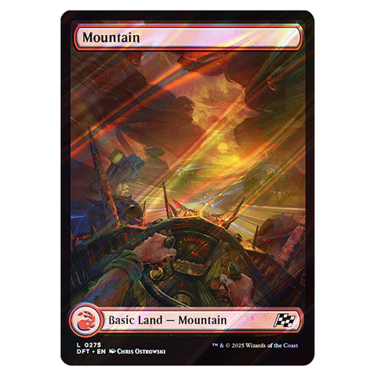 Mountain 0275 card from the Magic The Gathering set Aetherdrift